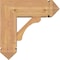 Ekena Millwork Legacy Arts and Crafts Smooth Bracket w/ Offset Brace, Western Red Cedar, 7 1/2"W x 20"D x 20"H BKT0806X20X20LEC03SWR - alternate 2